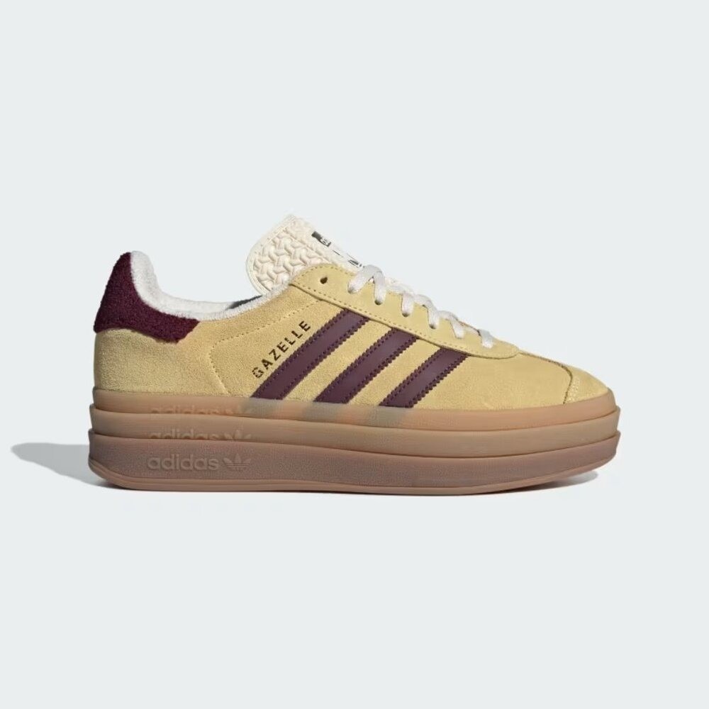 9W - [NEW] Women's adidas Gazelle Bold Shoes 'Almost Yellow' IF5937‎